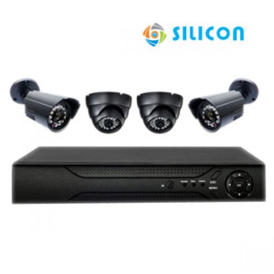 SILICON DVR KIT AHD 4AKIT-003A-10EL SILICON DVR KIT AHD 4AKIT-003A-10EL