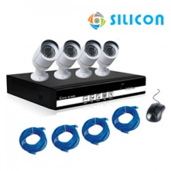 SILICON NVR KIT RS-8004PoE-CW10IP (WITH POE)