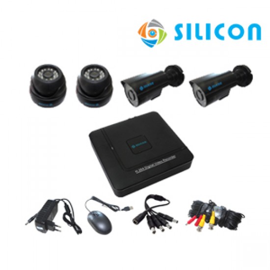 SILICON DVR KIT AHD 4AKIT-006A10B SILICON DVR KIT AHD 4AKIT-006A10B