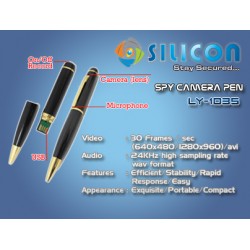 SILICON CAMERA BOLPOINT GOLD (LY-1035 NEW)